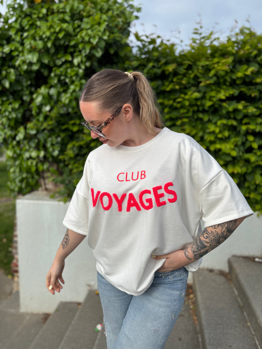 Sweat Club Voyage blanc