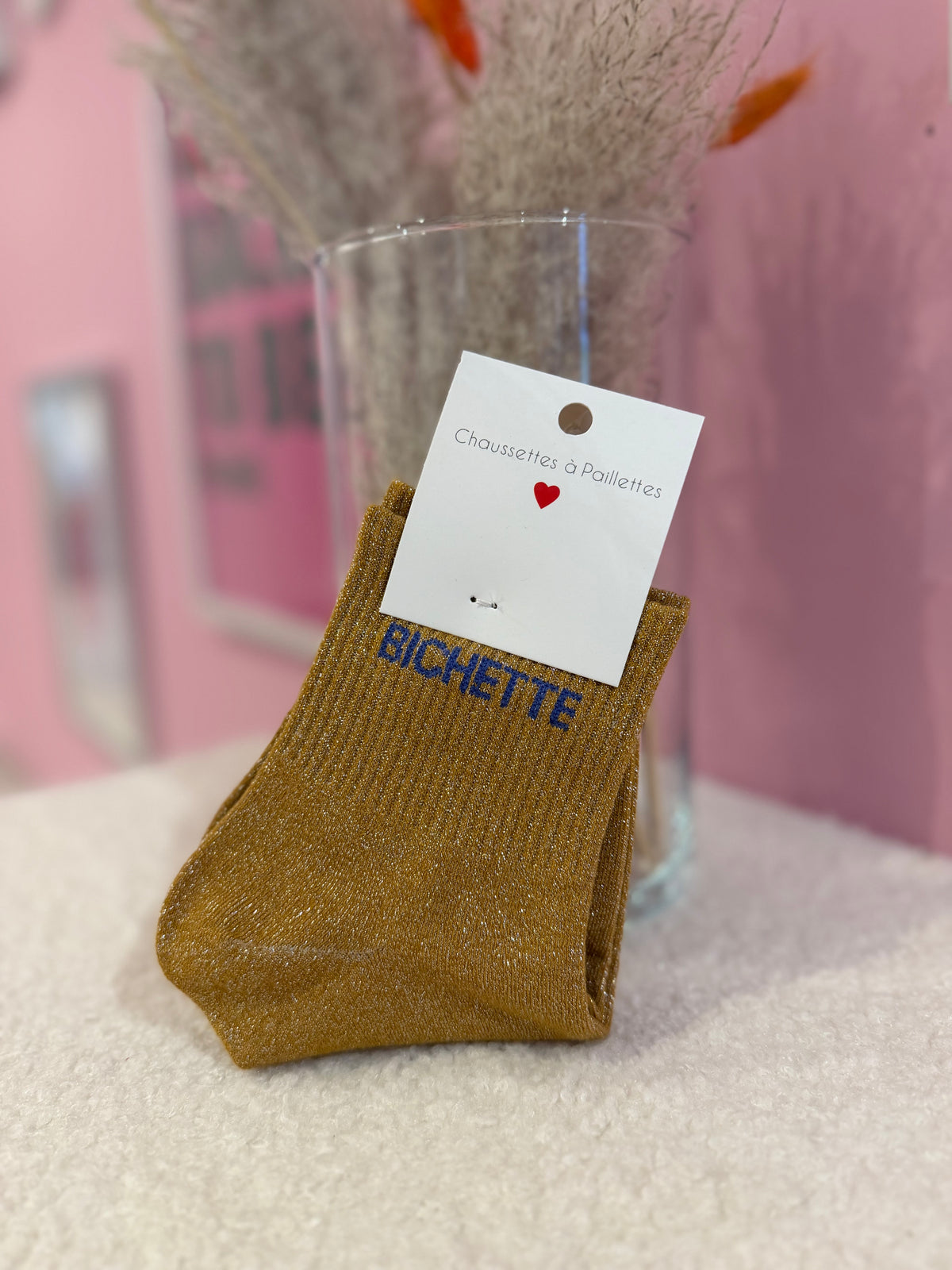 Chaussettes paillettes bichette