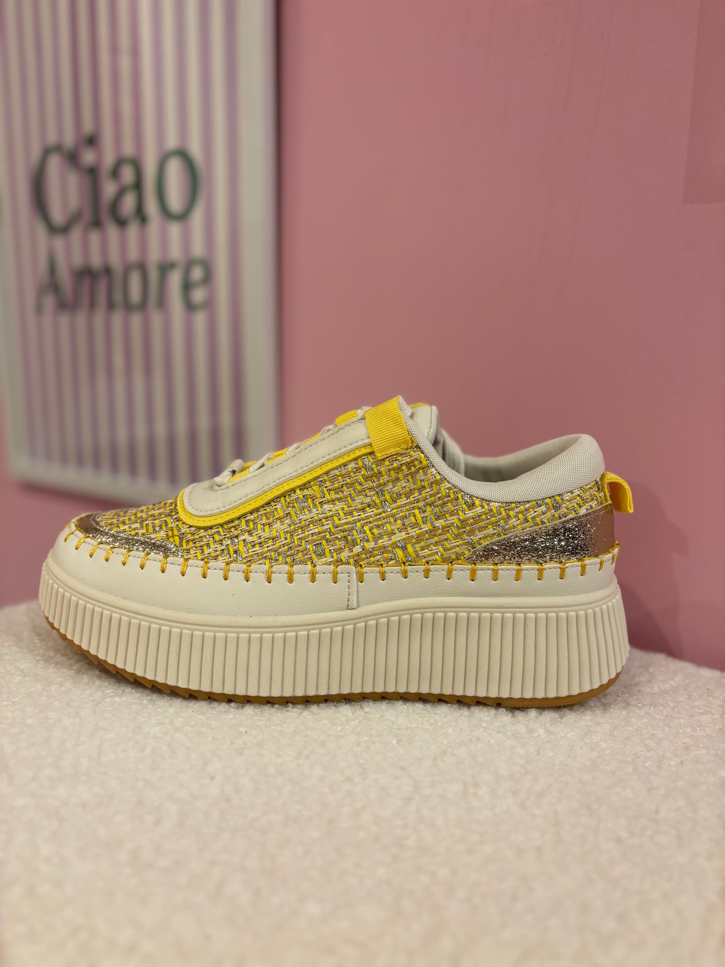 Baskets Gloria Jaune