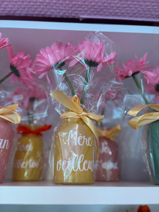 Petit vase mère veilleuse
