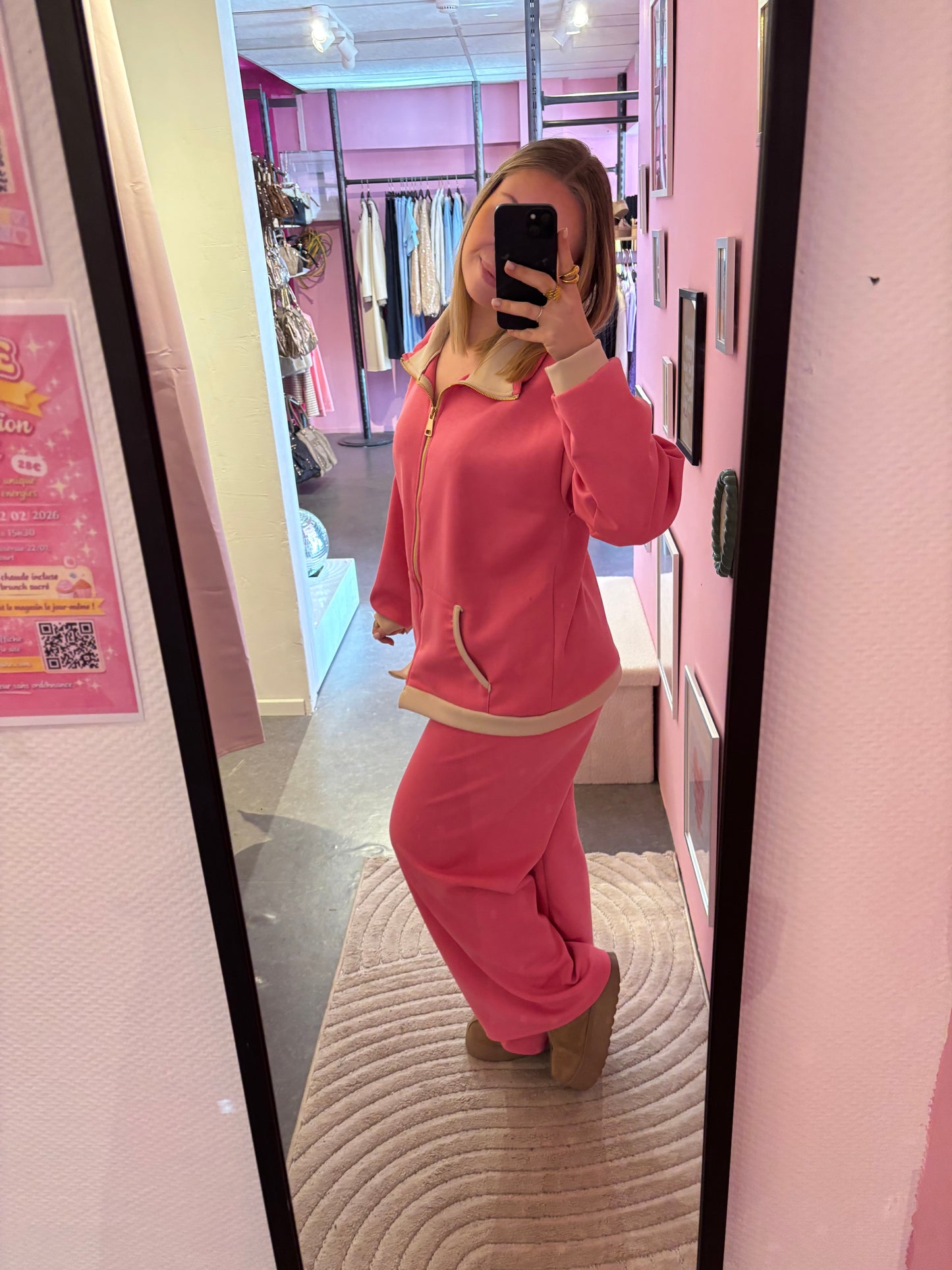 jogging Lisie fushia