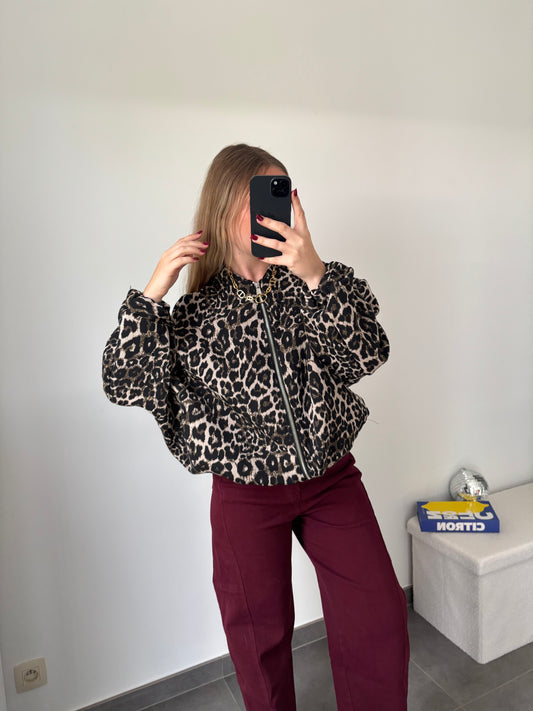Veste Bomber Léopard