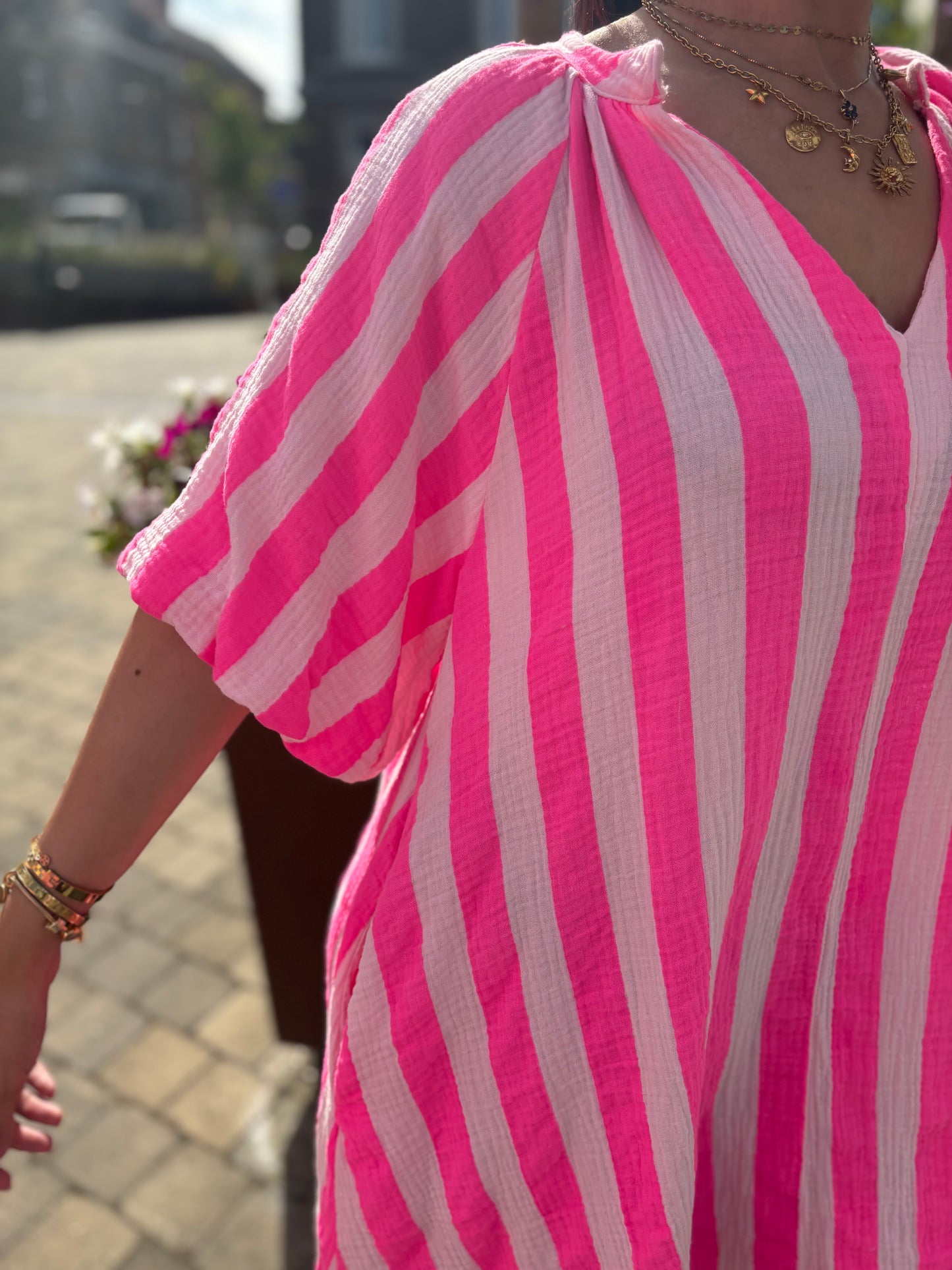 Robe Flora rose
