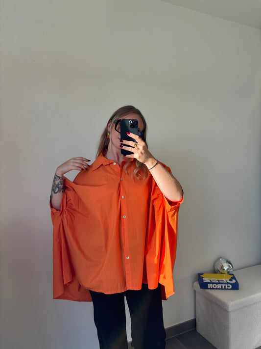 Chemise Oversize Pretty Orange