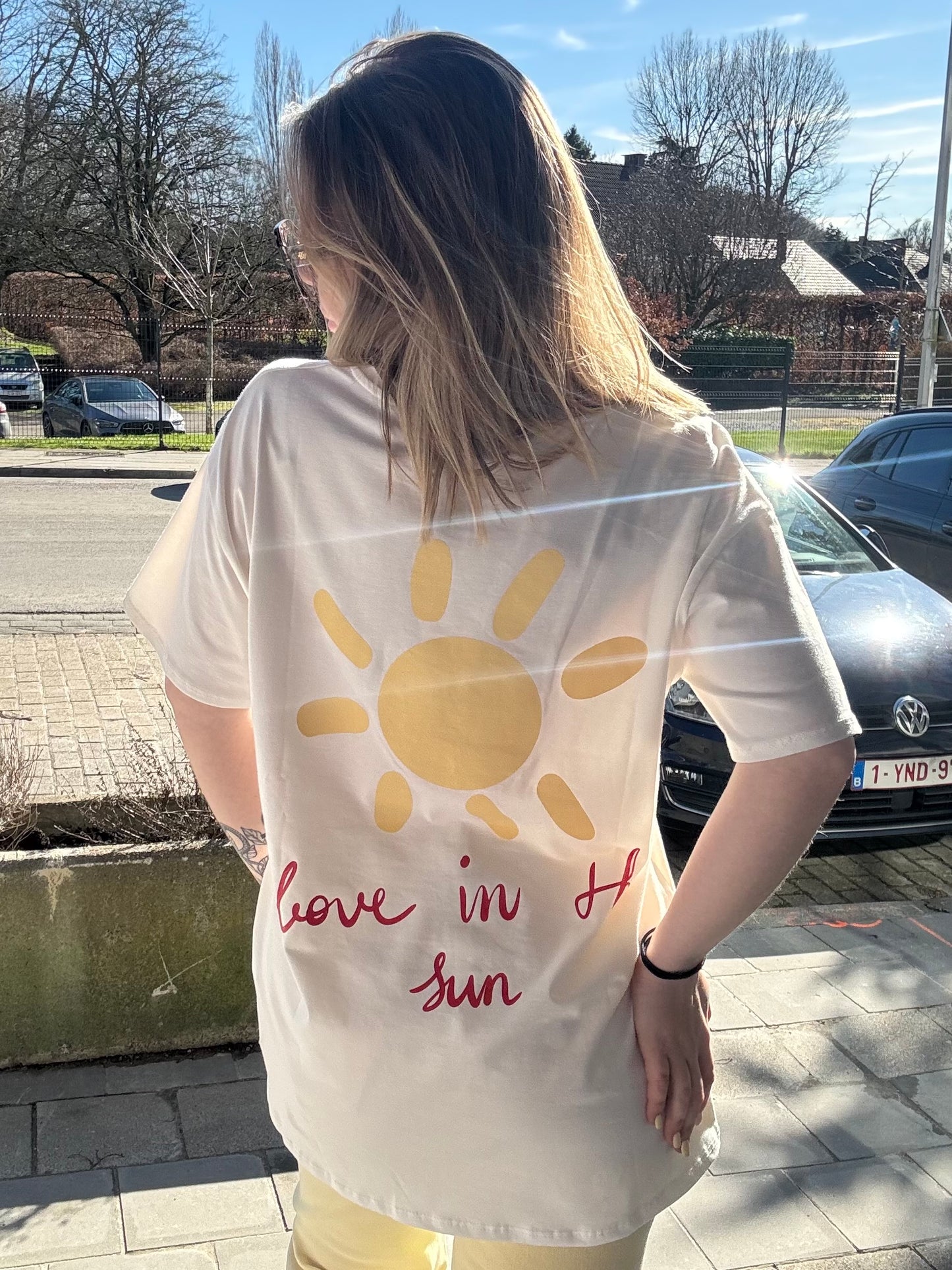 T shirt Love in the sun