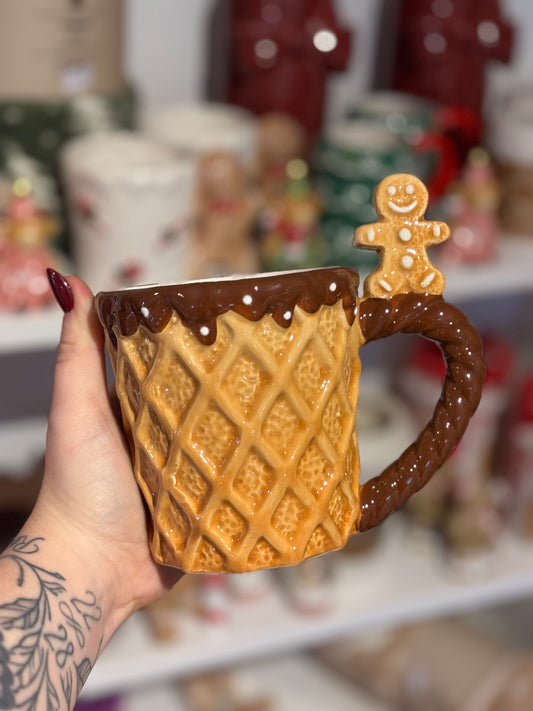 Mug waffle pain d’épice