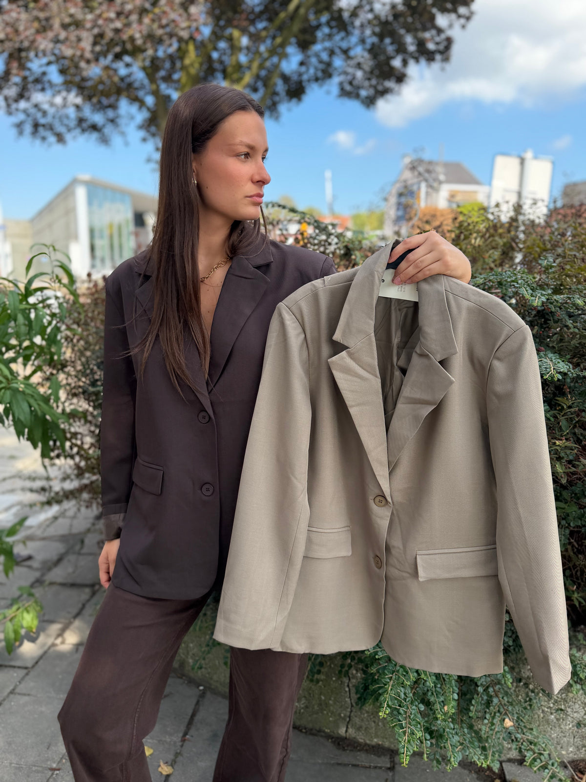 Blazer Lucy dos asymétrique divers coloris