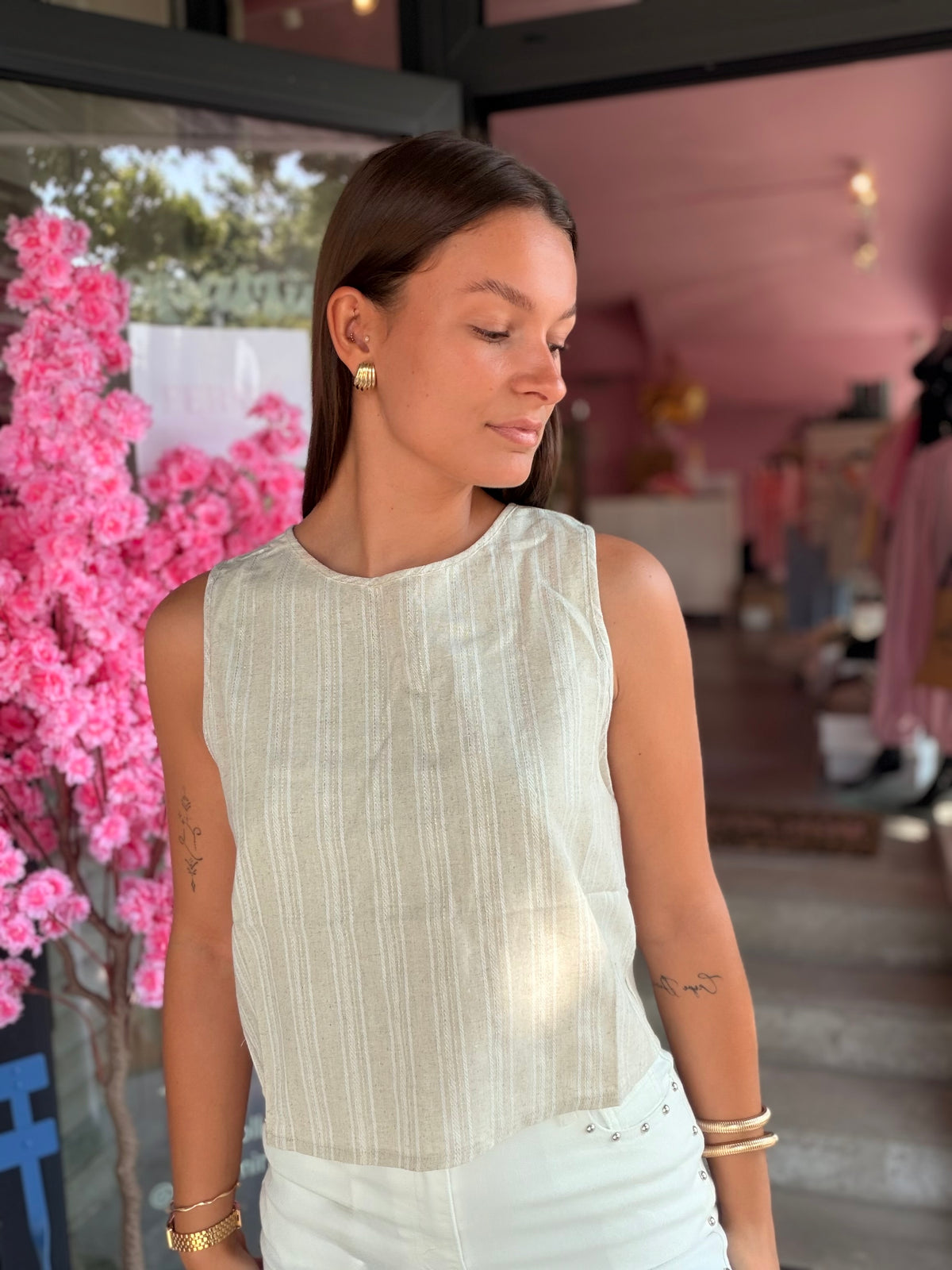 Top Esmée beige