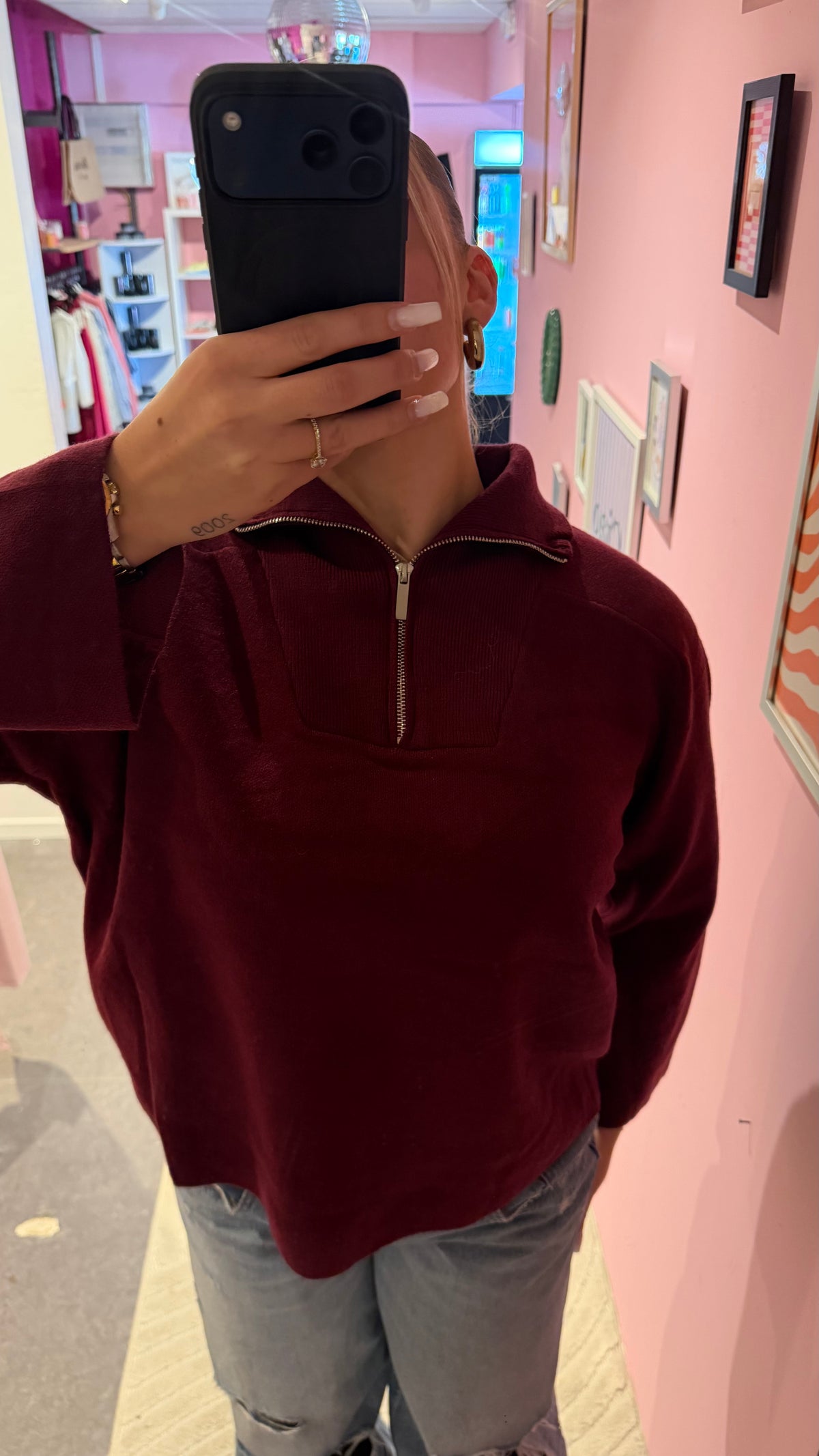 Pull Laria bordeaux
