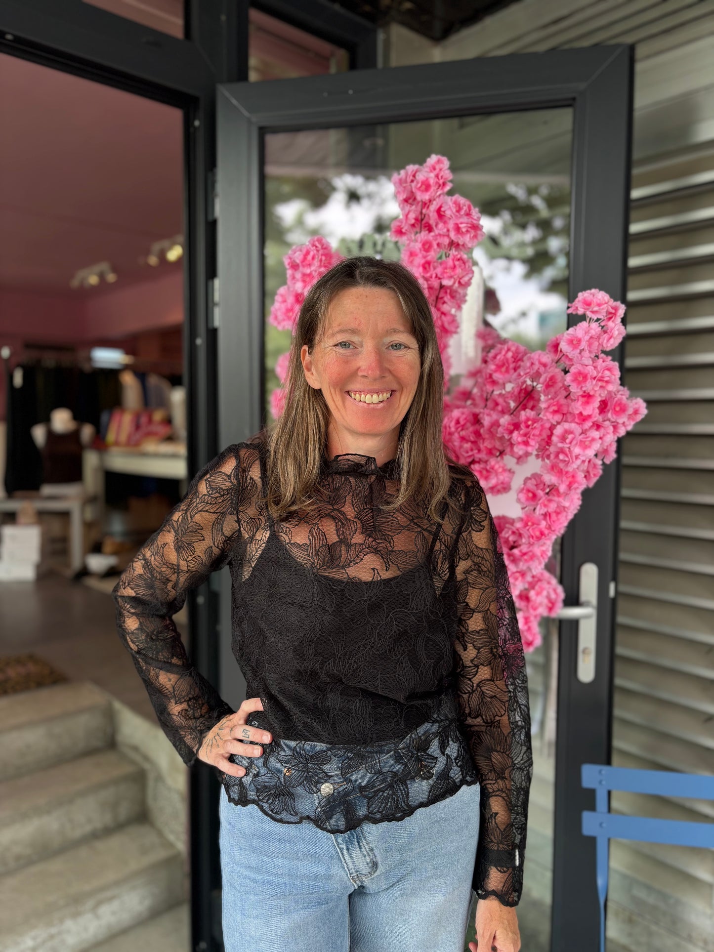 Blouse Lydia dentelle divers coloris