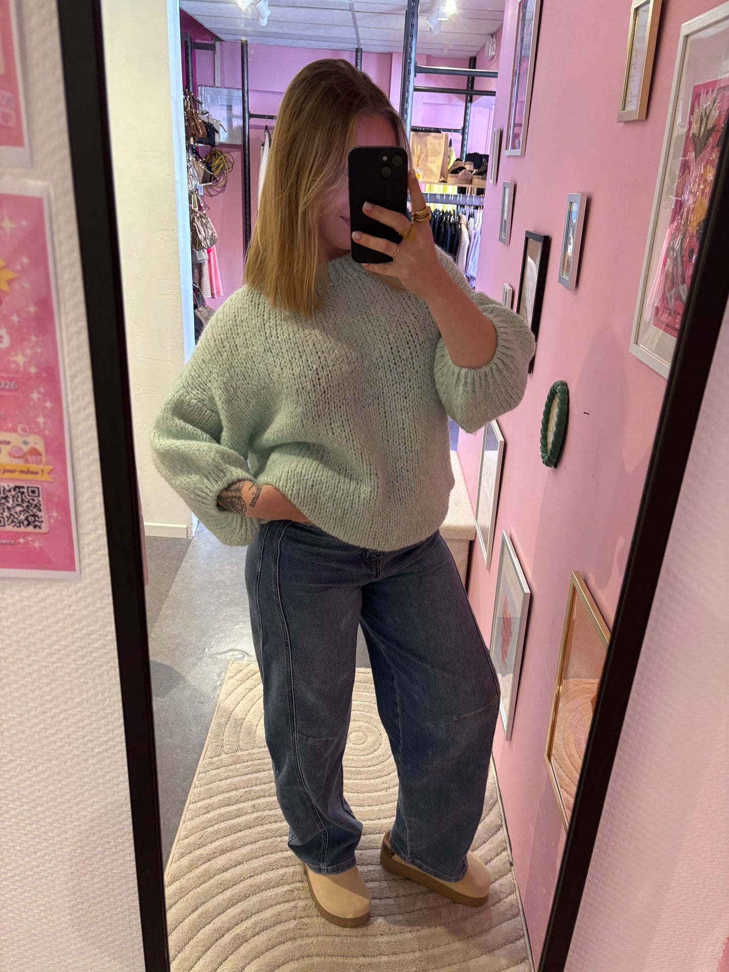 Jeans Baya Ballon Bleu