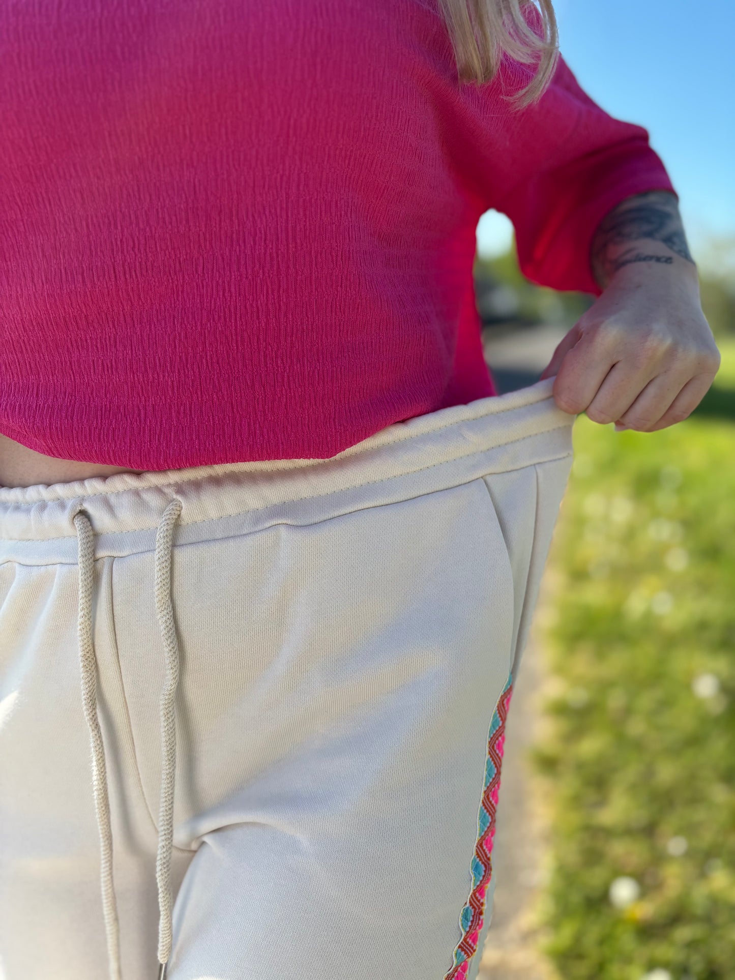 Pantalon Jogging Lola beige ou gris