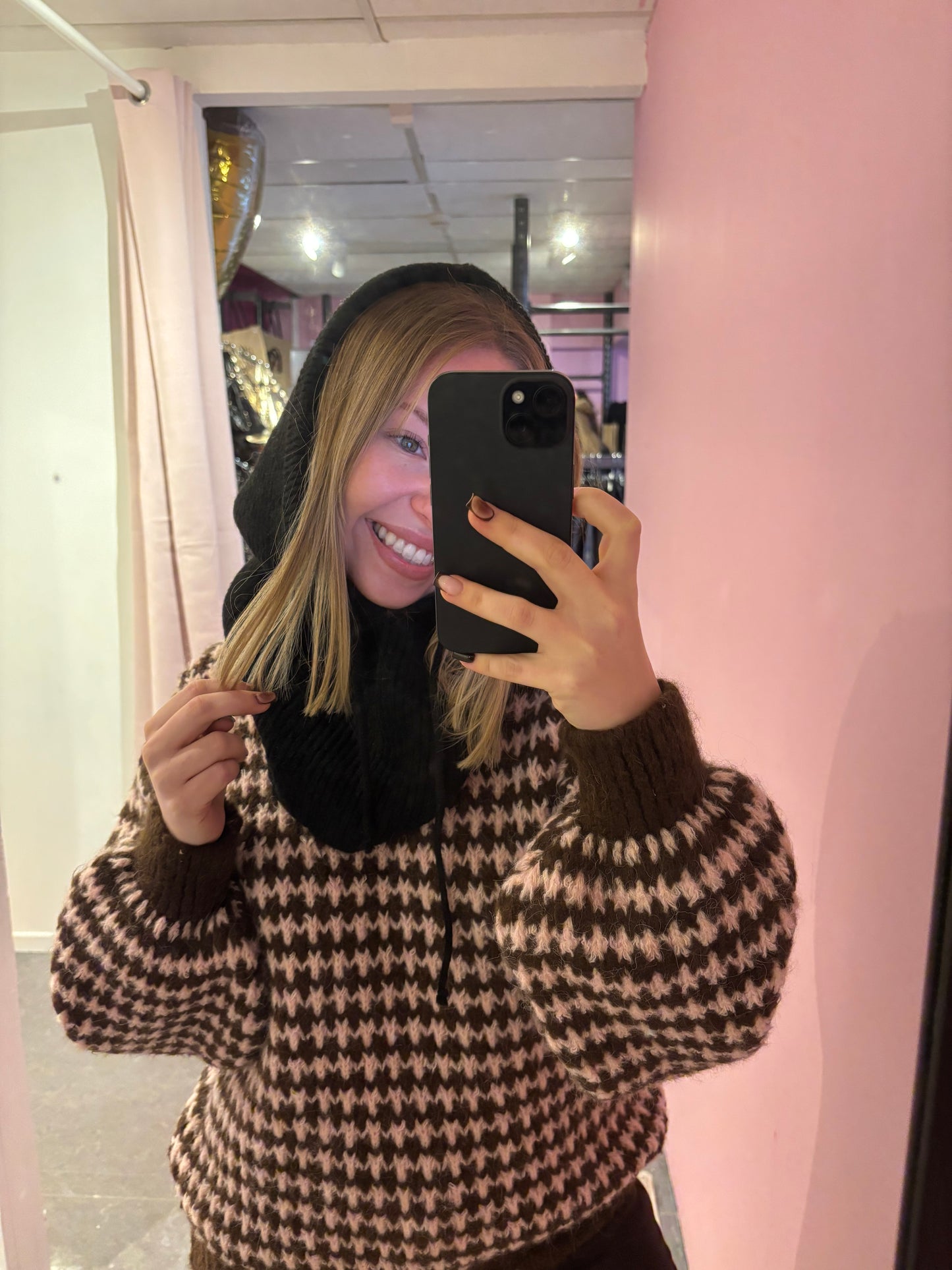 Capuche cagoule noire