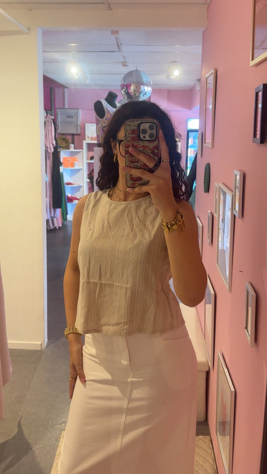 Top Esmée beige