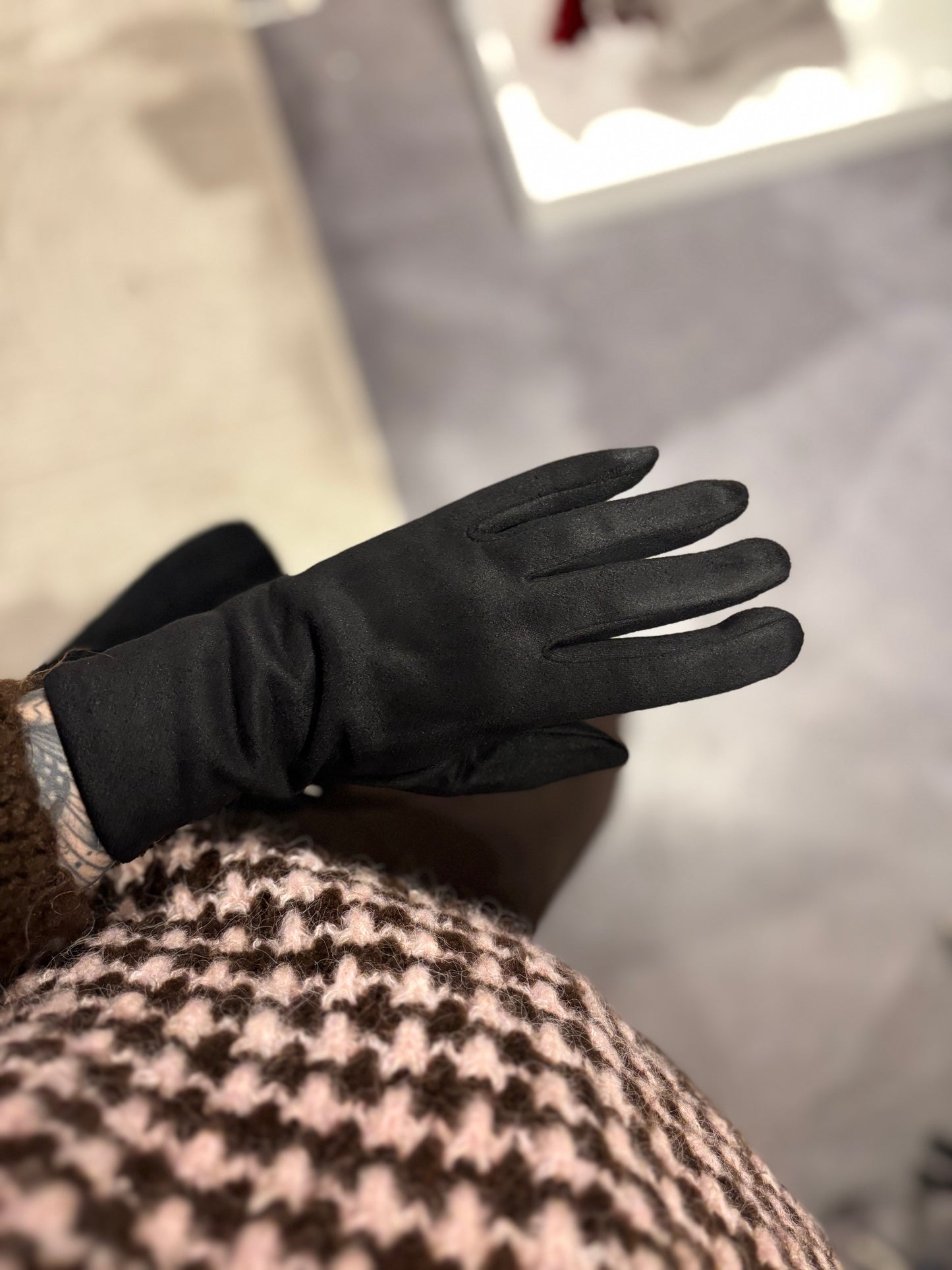 Gants mitaine 3 en 1 noir