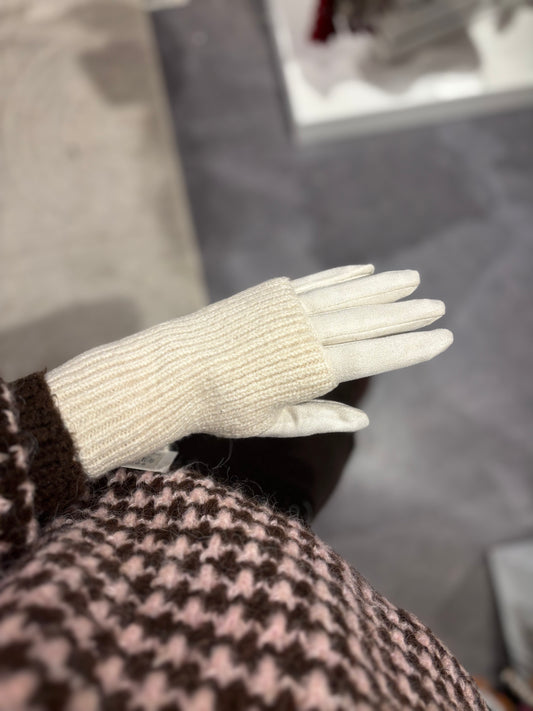 Gants mitaine 3 en 1 beige
