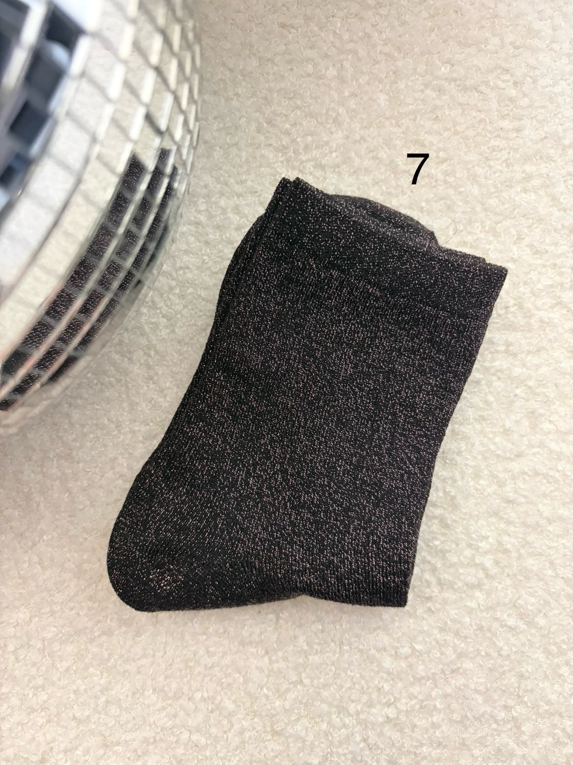 Chaussette à paillettes personnalisable🌈💖✨