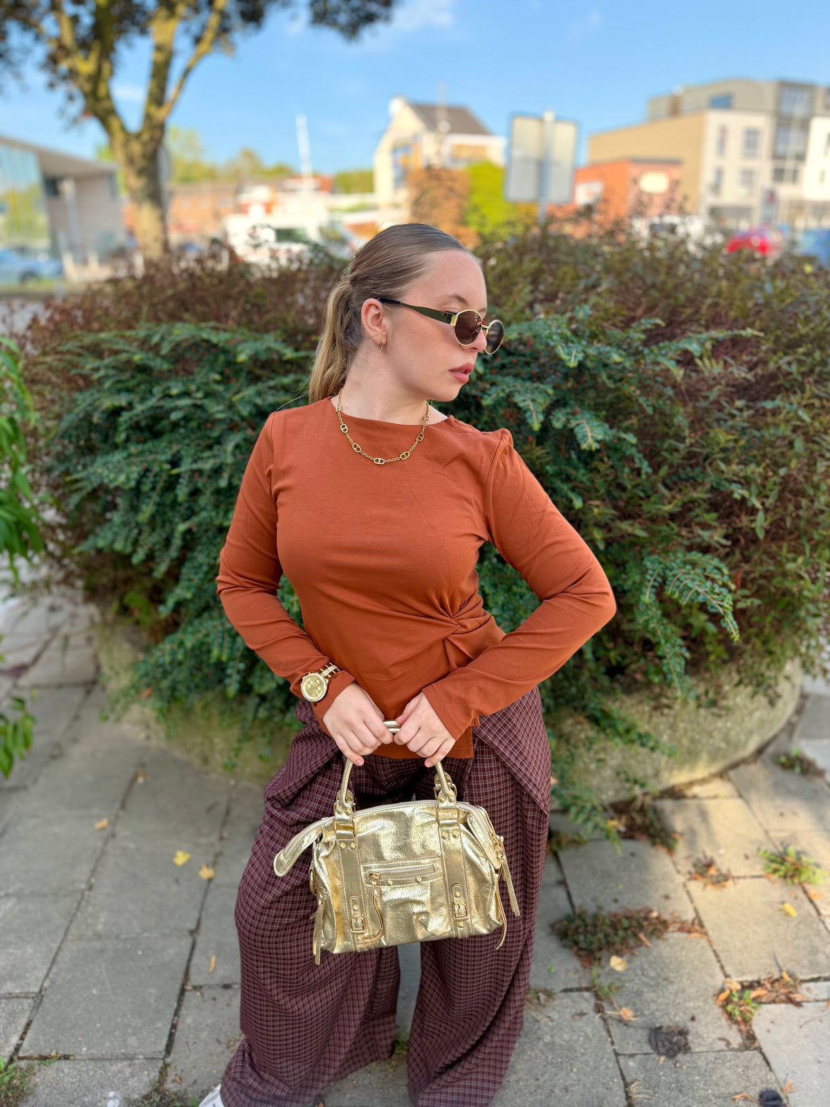 Blouse Aveline terracotta