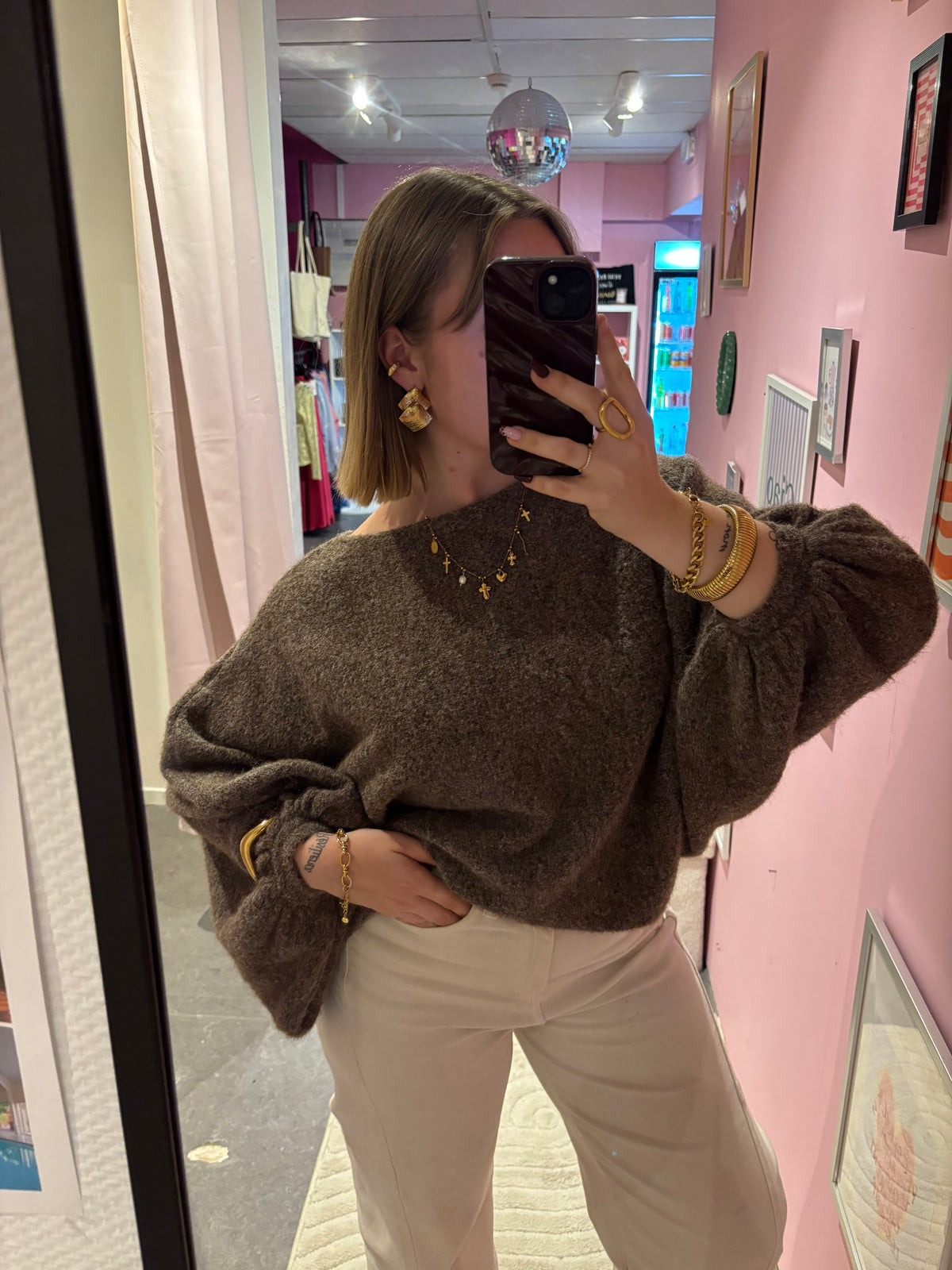 Pull Elina chauve souris