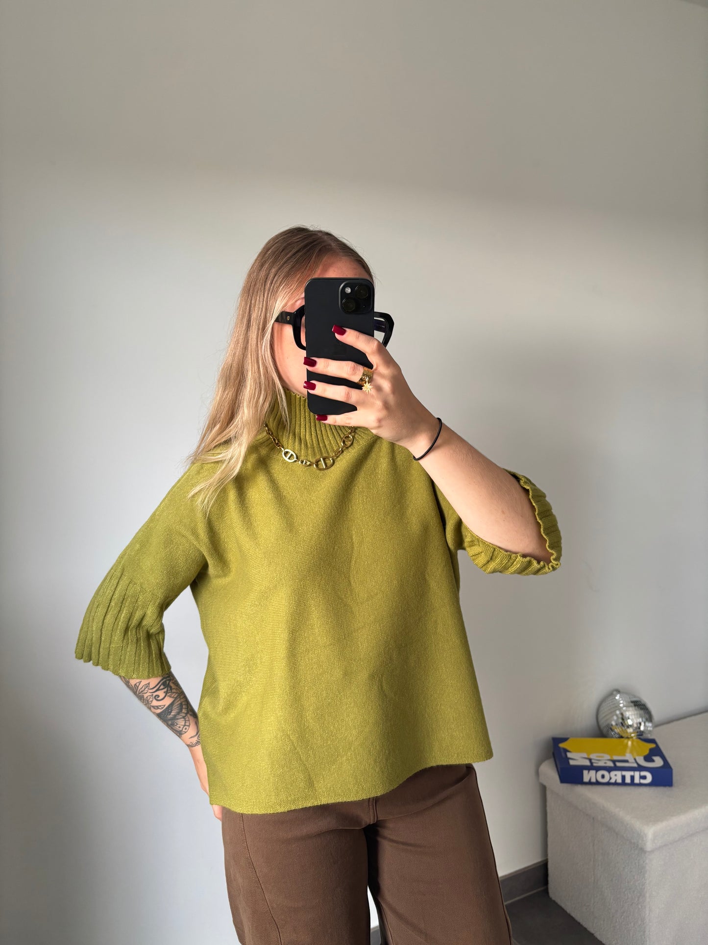 Pull Léana Vert Olive