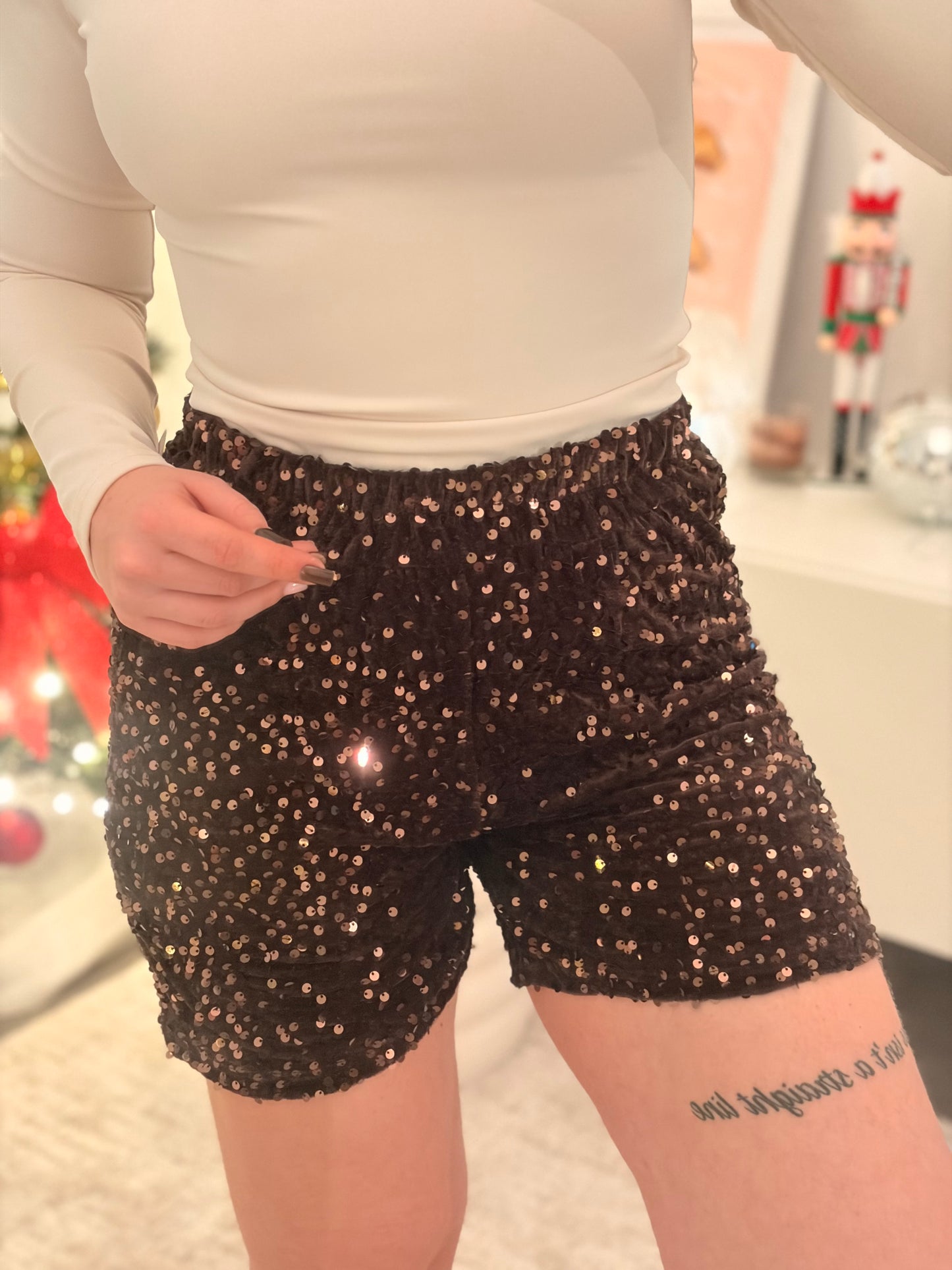 Short sequins Choco