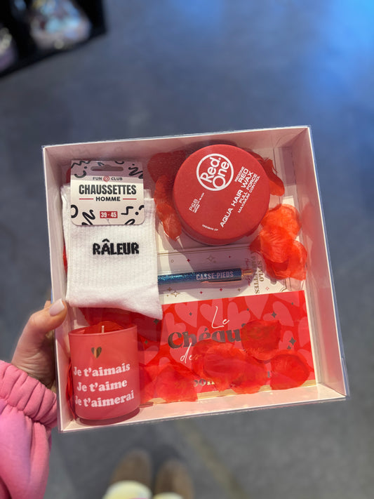 Box St Valentin homme râleur