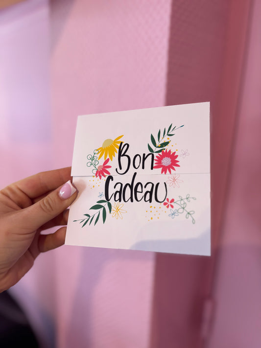 Carte /bon  cadeau