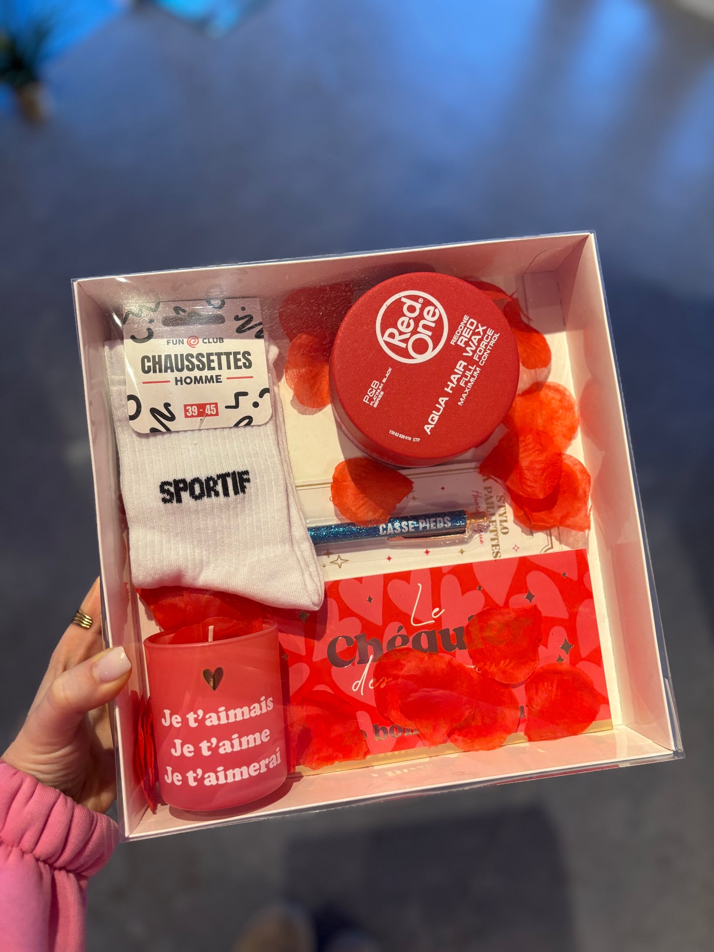 Box St Valentin homme sportif