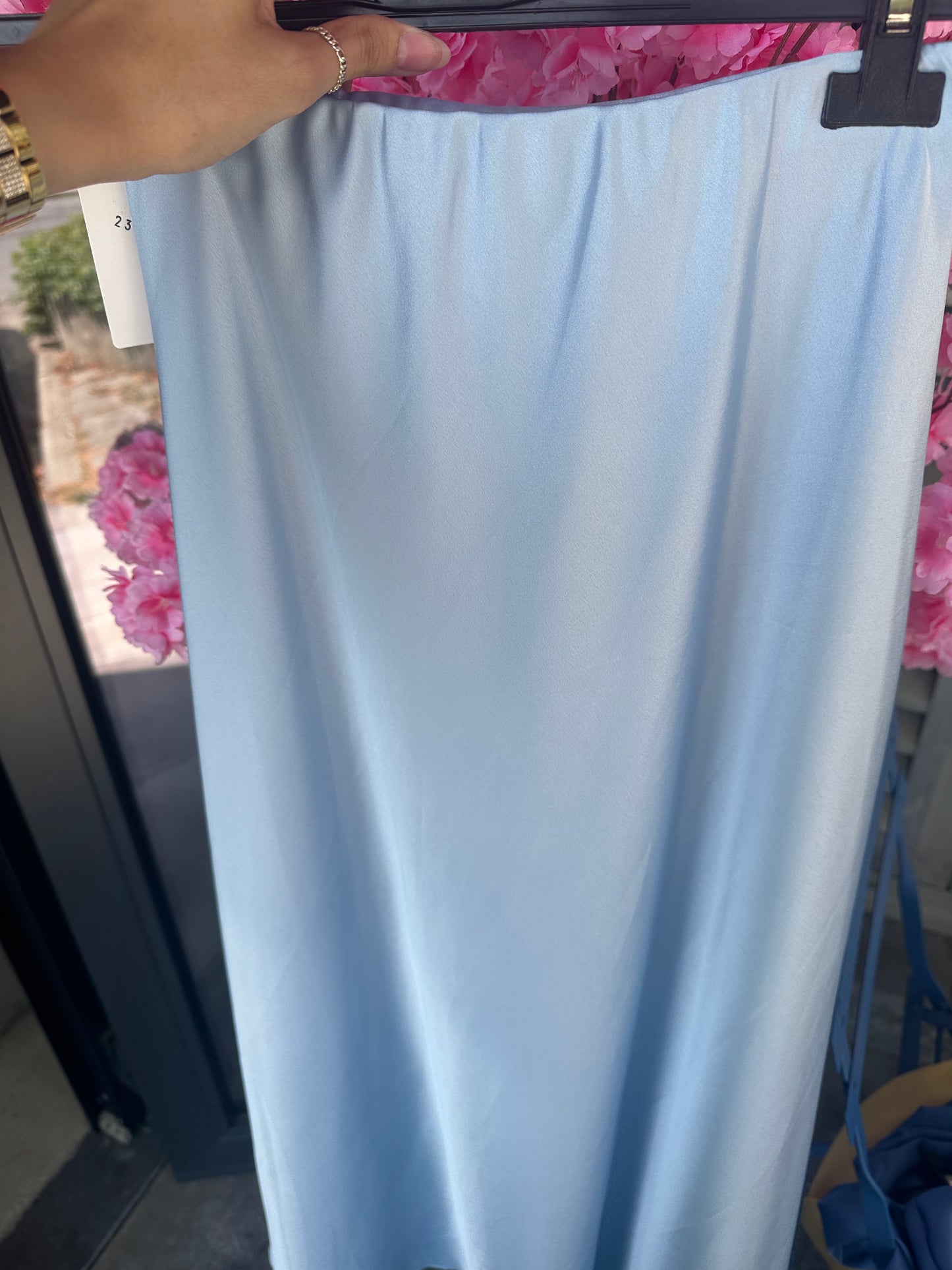 Jupe en satin diverses coloris