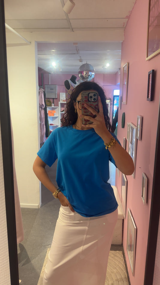 T shirt bleu simple