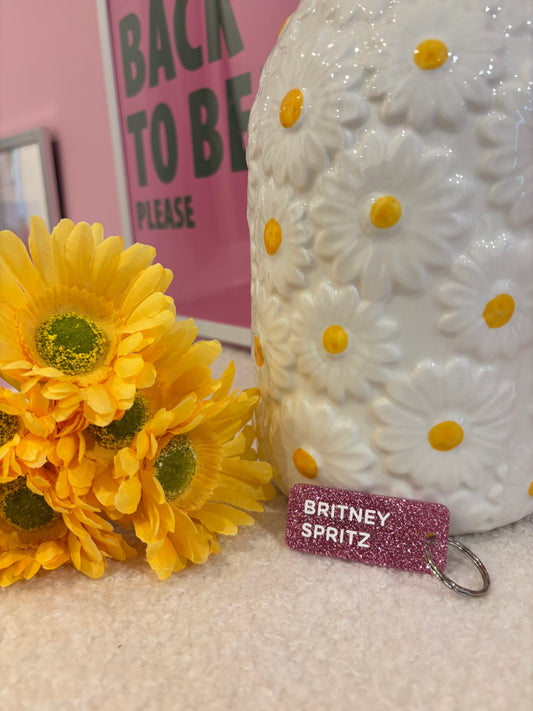 Porte clé à paillettes : Britney Spritz