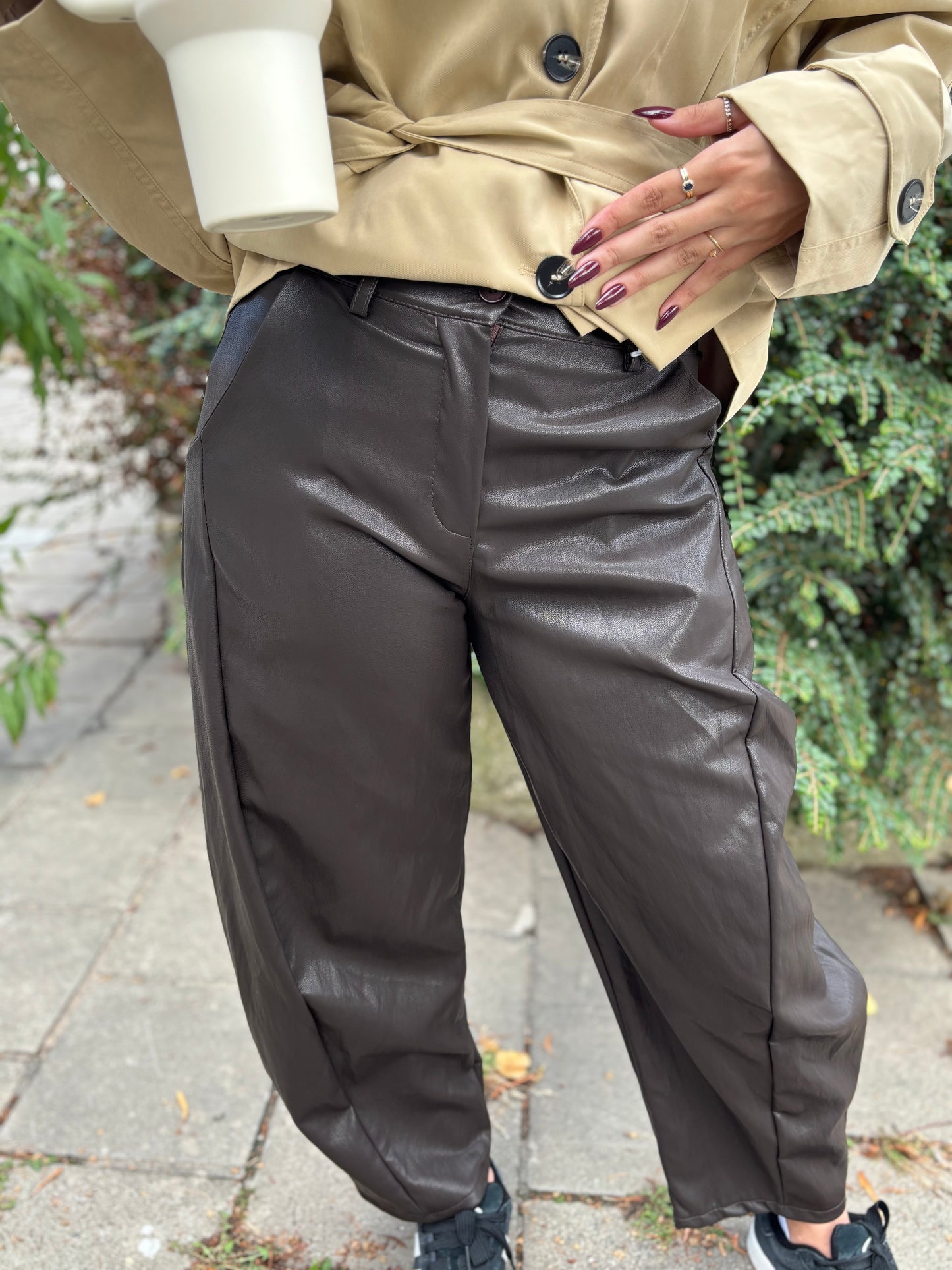 Pantalon Cilia similicuir divers coloris