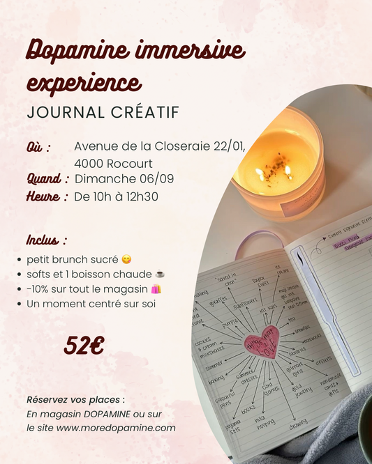 Dopamine immersive expérience : Journal créatif ✨🎀
