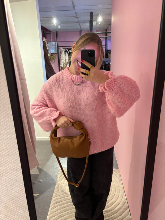 Sac noeud camel Cuir