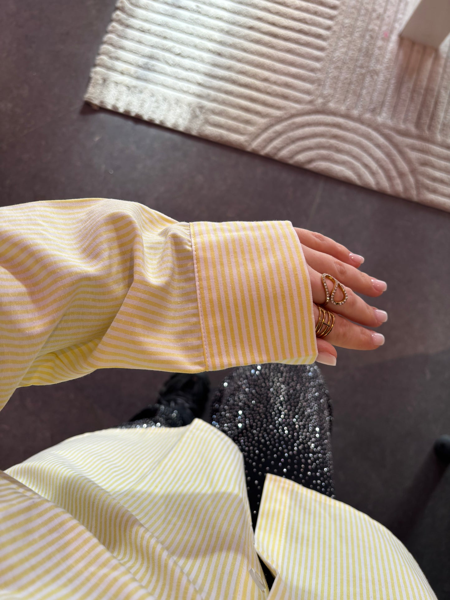 Chemisier NEW YORK jaune