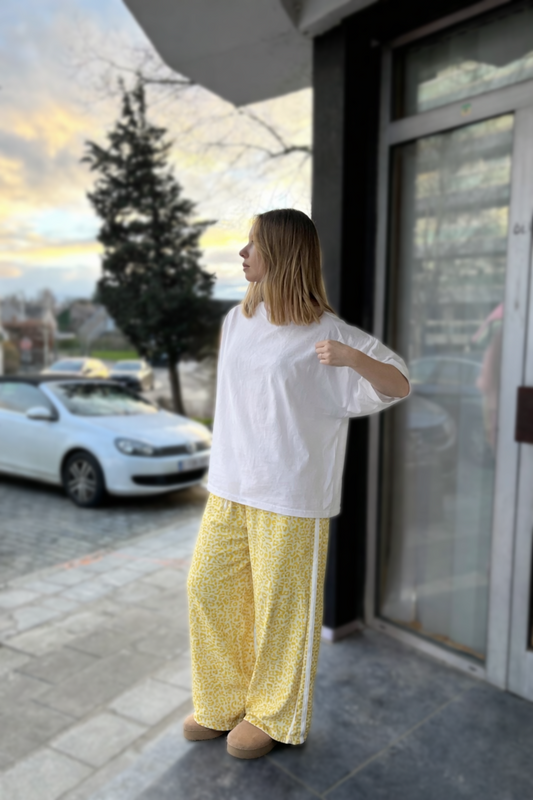Pantalon Jogging Léona jaune