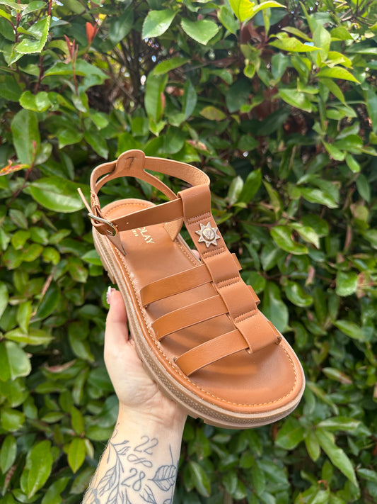 Sandales Soleil Camel