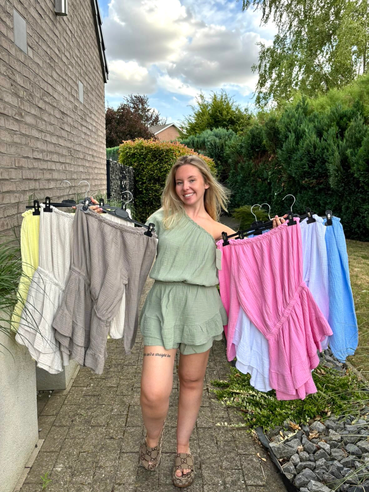 Combinaison short Alizée différentes variantes