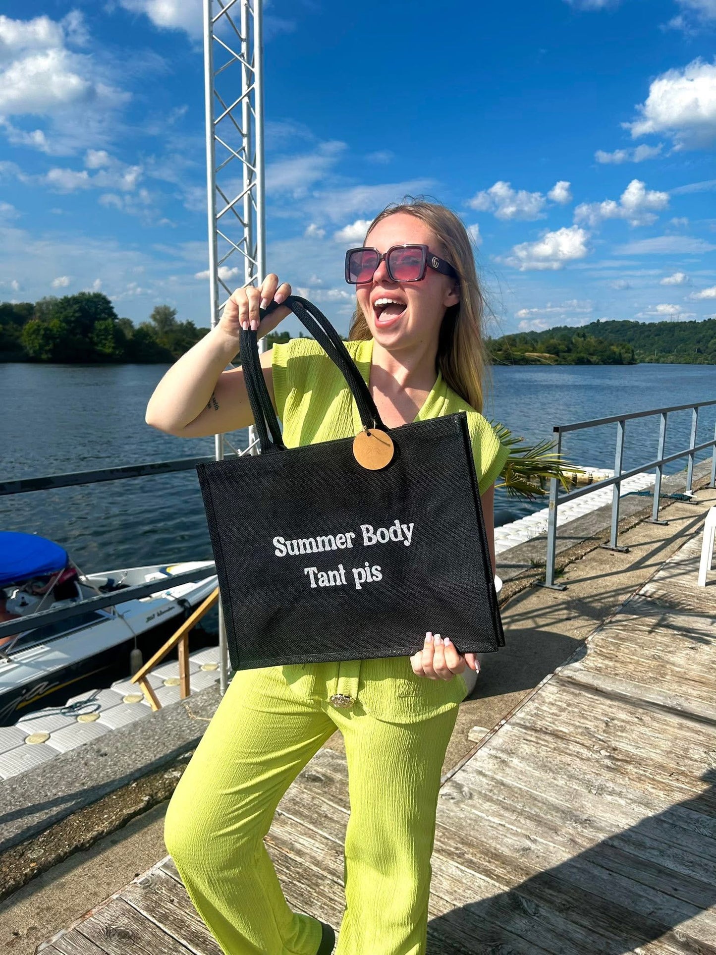 Grand sac en jute Summer Body