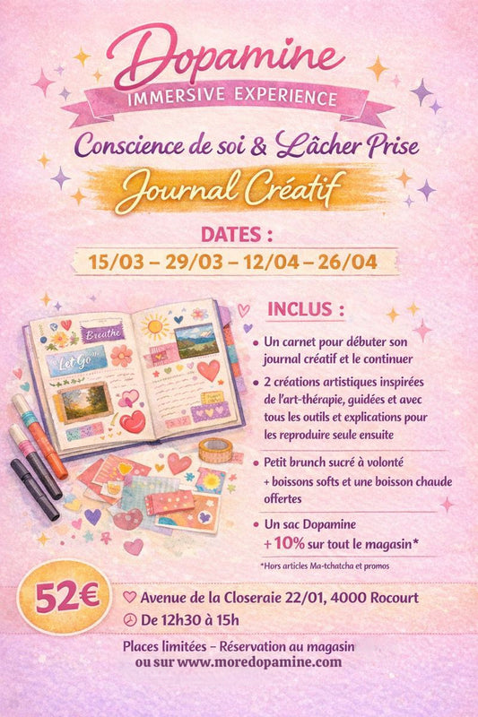 Dopamine immersive expérience : Journal créatif ✨🎀