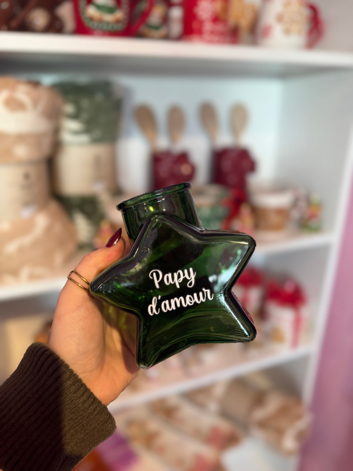Vase étoile papy d’amour