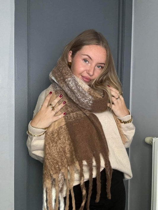 Écharpe Auburn Brune Personnalisable