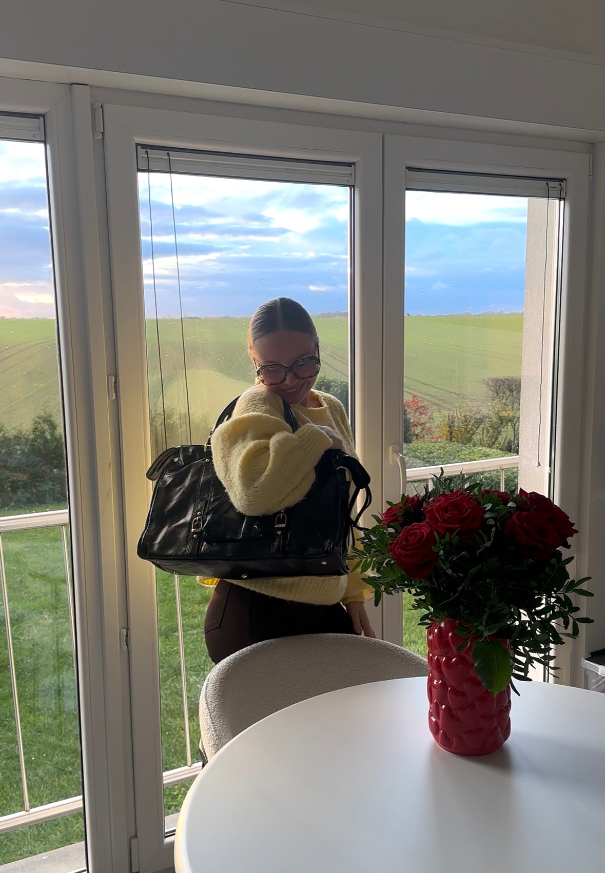 Grand sac Ciaga Noir brillant XXL