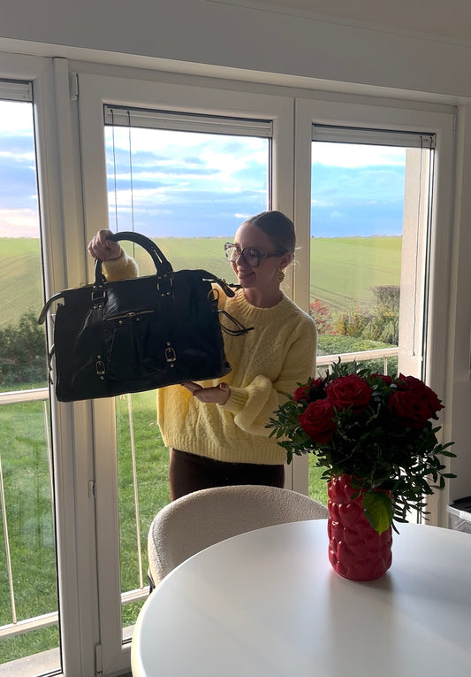 Grand sac Ciaga Noir brillant XXL