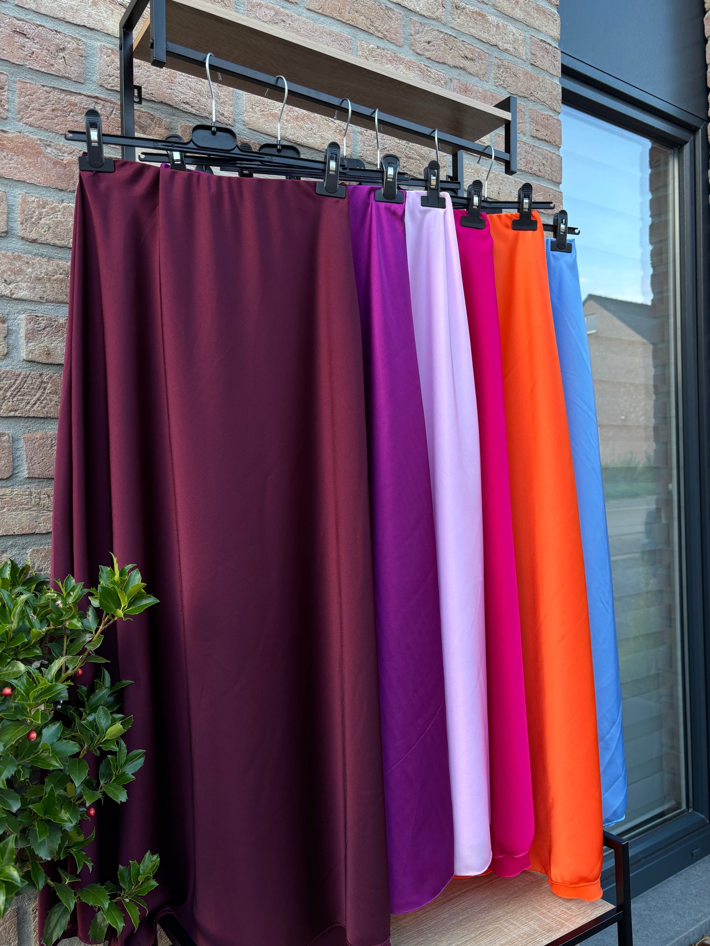 Jupes en Satin diverses variantes