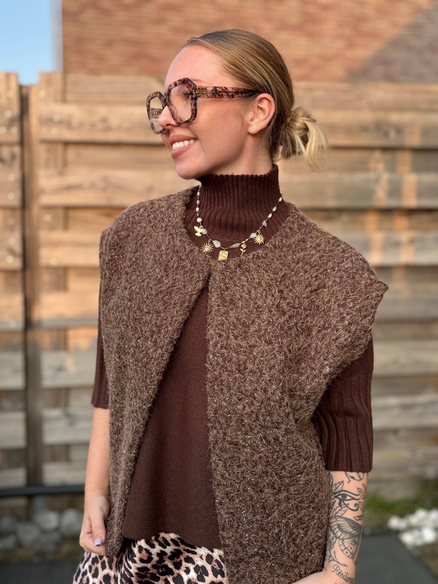 Gilet Astéria Choco