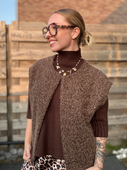 Gilet Astéria Choco