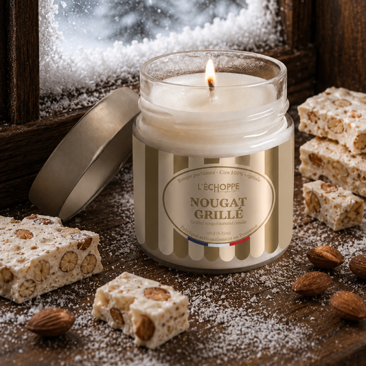 Bougie parfumée - Nougat grillé