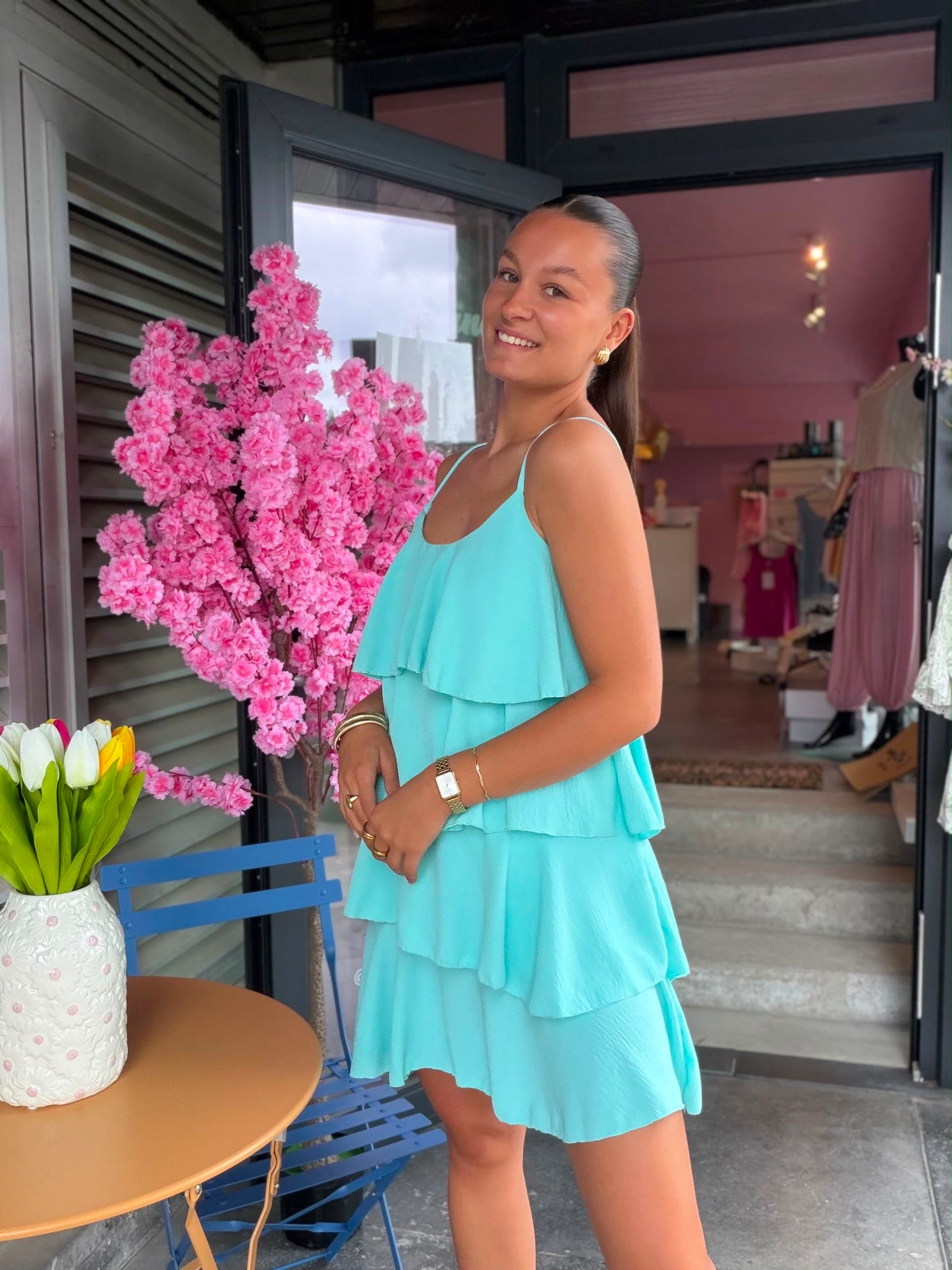 Robe Flavia bleue