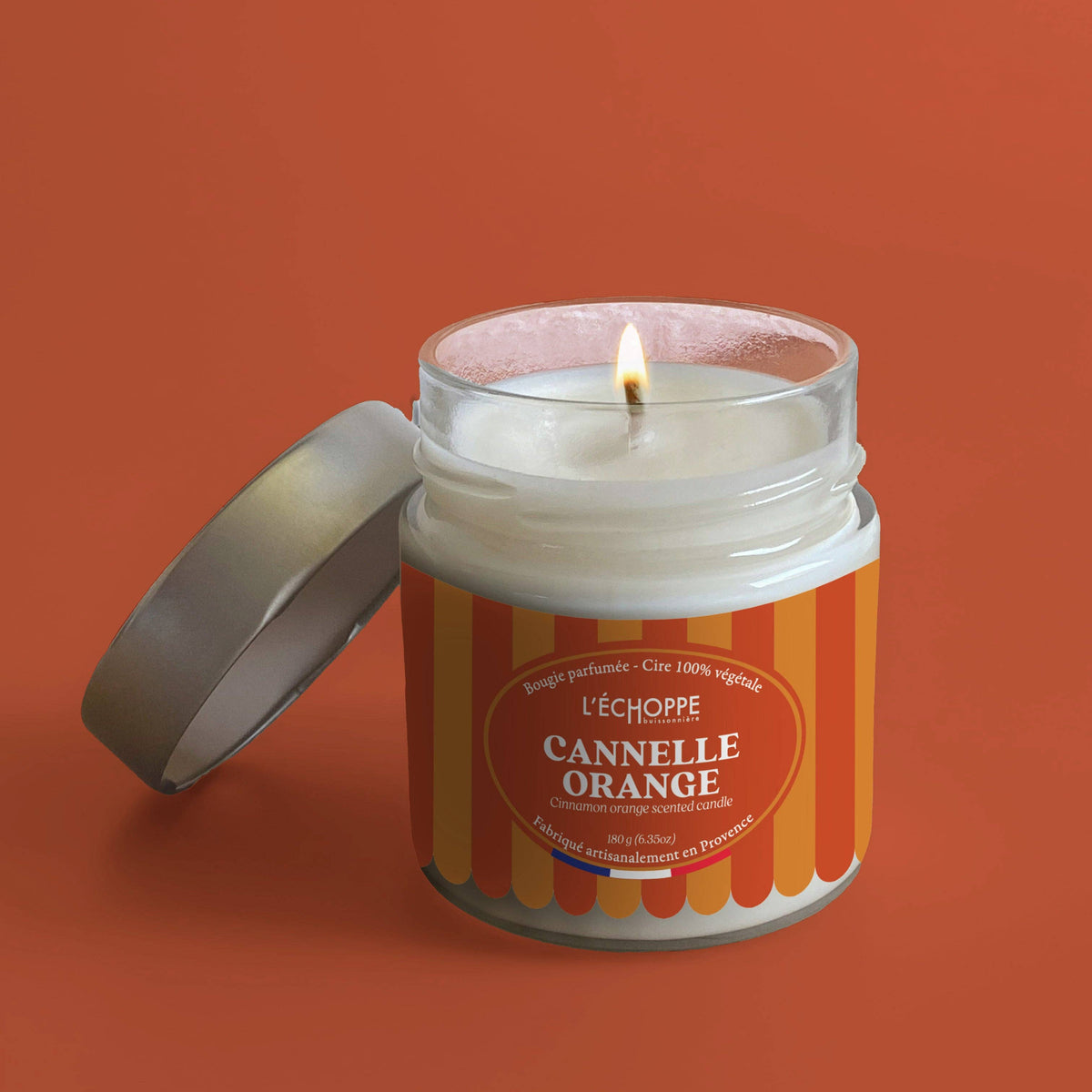 Bougie parfumée - Cannelle orange